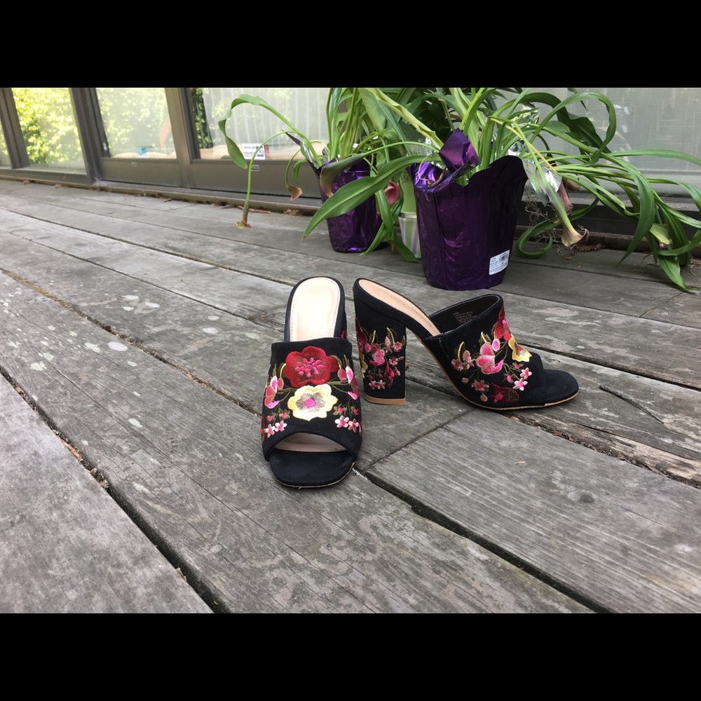 Sexy floral high heels sandal